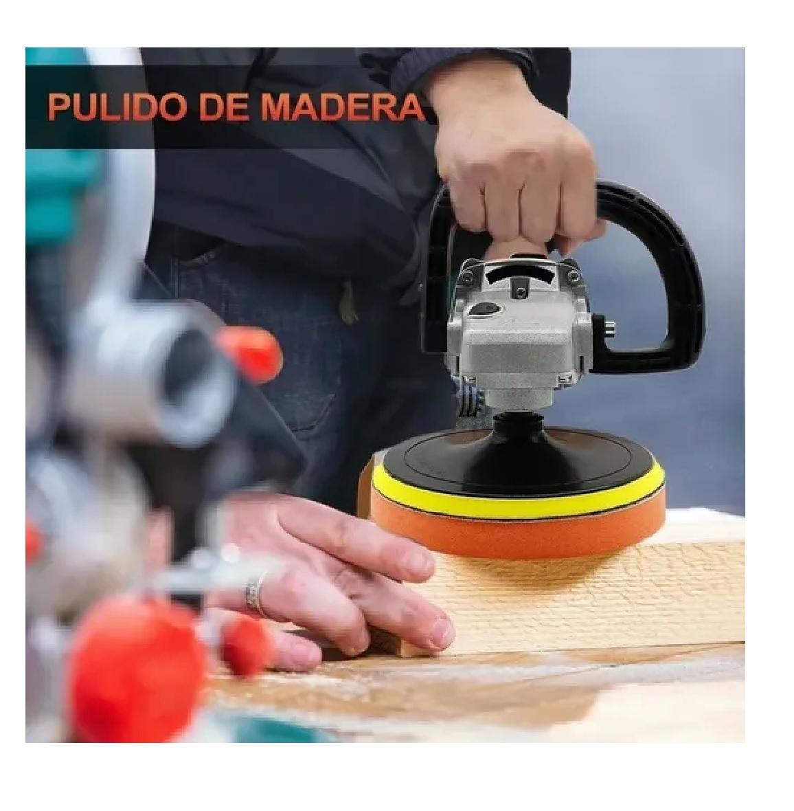 Pulidora Para Autos Motocicleta Pulido Lijado 180mm