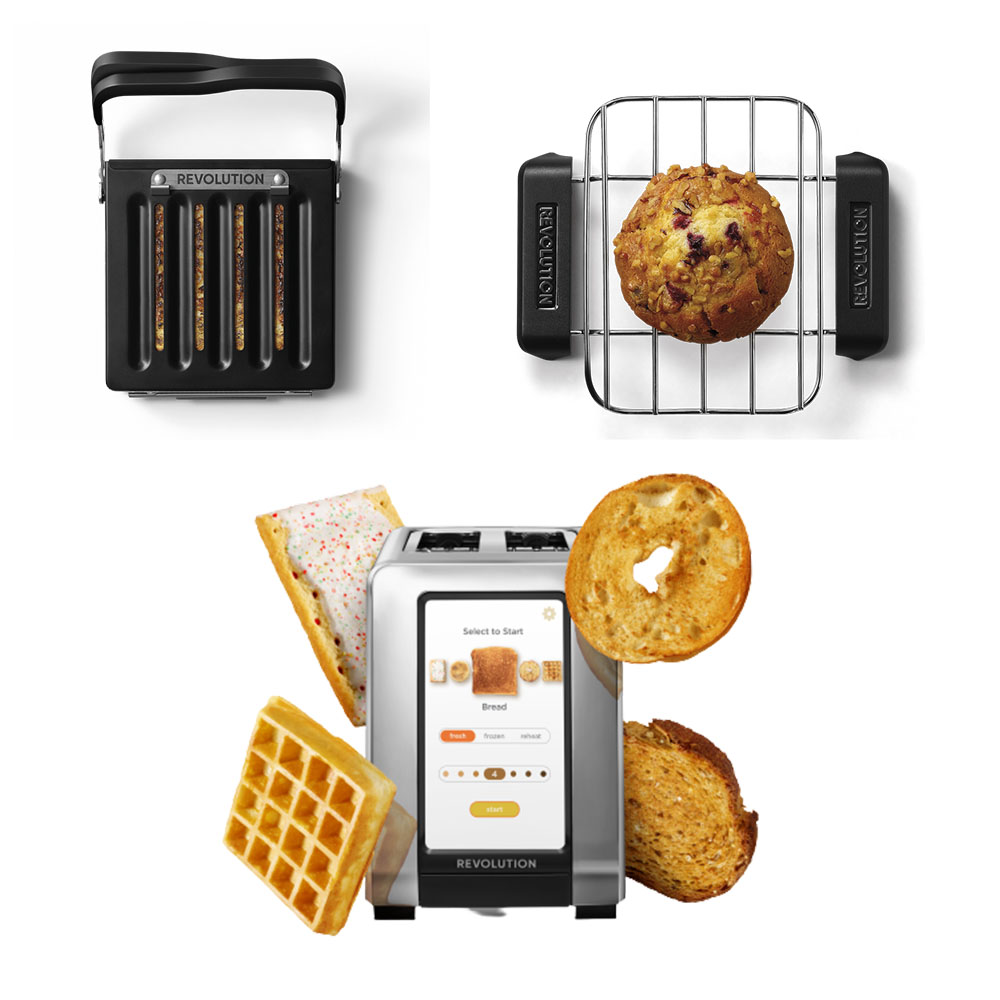 Kit Tostador Rev Cook R180 + Prensa para Panini+Parrilla Para Calentar