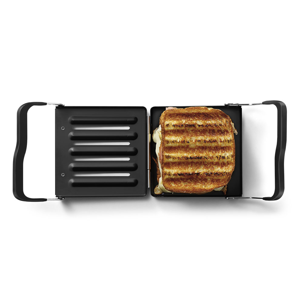 Kit Tostador Rev Cook R180 + Prensa para Panini+Parrilla Para Calentar