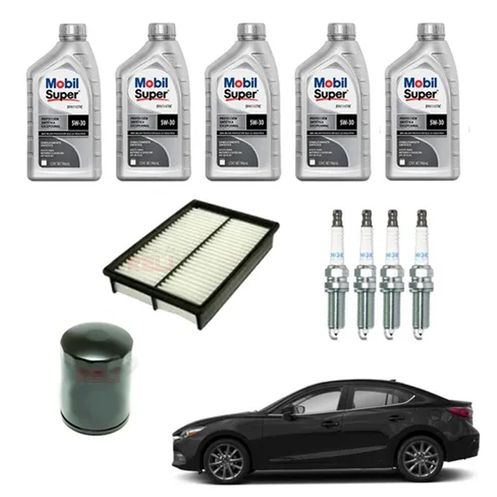 Kit Afinacion Mazda 3 2.5l Aceite Sintetico 5w30