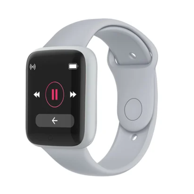 Smartwatch Reloj Inteligente D20 Y68 Gris Reloj Inteligente Bluetooth Contra Agua 