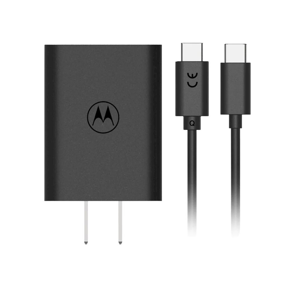 Cargador de Pared Turbo Power 50w + Cable TC2 1M 2022 Motorola Original