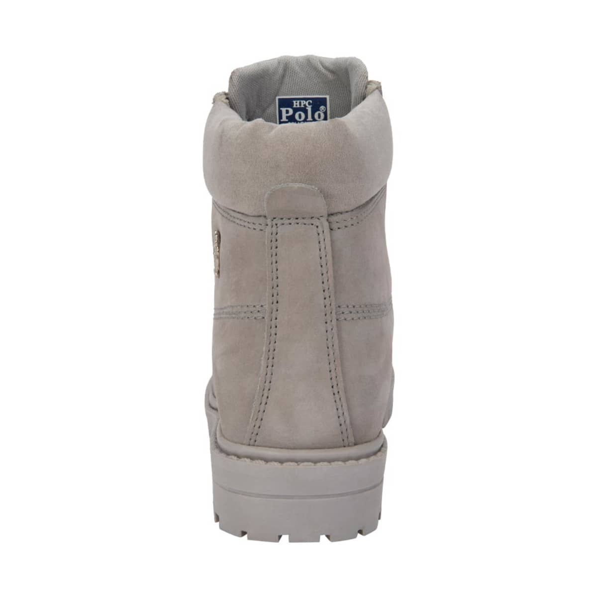 Botas tipo hiker de piel, marca HPC Polo, color gris, de mujer, mod. 1056767