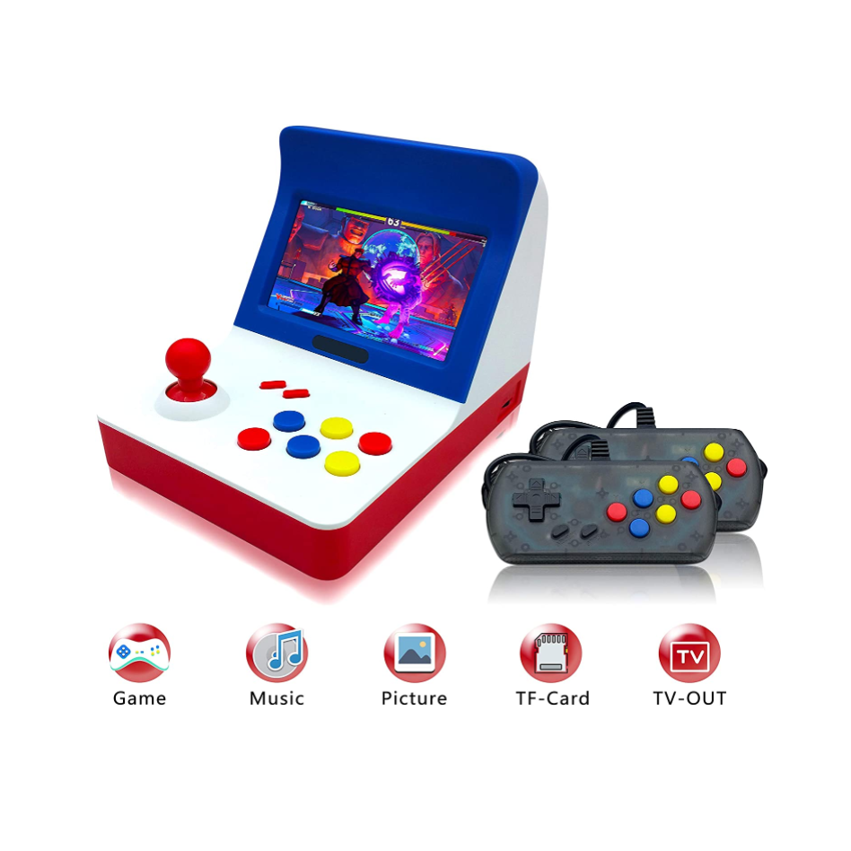Consola Retro Arcade - 3000 Juegos Retro - 2 Controles - Mario World, KOF,  Zelda