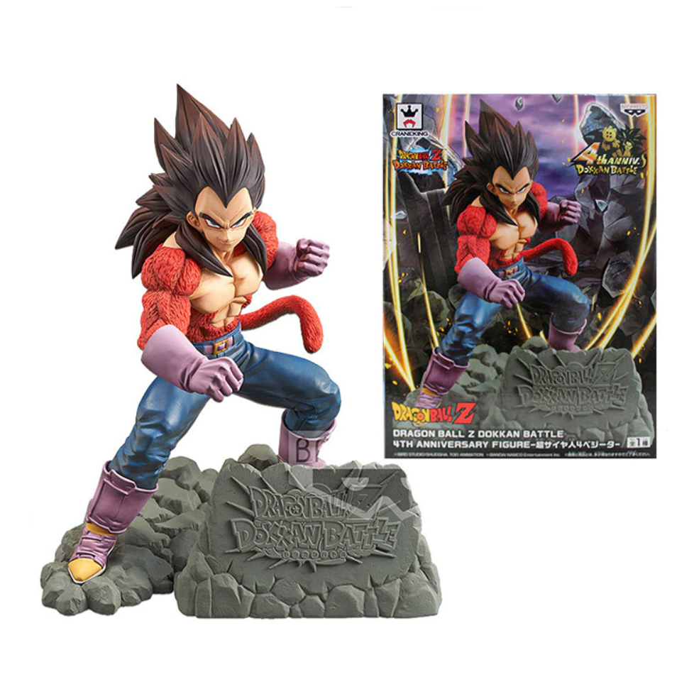 Juguete Muñeco Dragon Ball GT Vegeta Super Saiyajin Fase 4