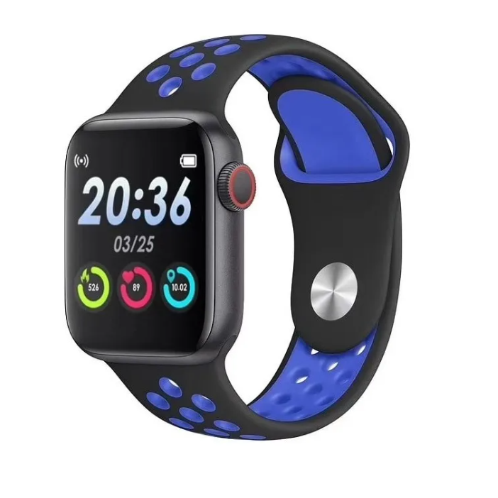 Smartwatch Reloj Inteligente T55 Azul Bluetooth Llamadas Mensajes Android Ios iPhone