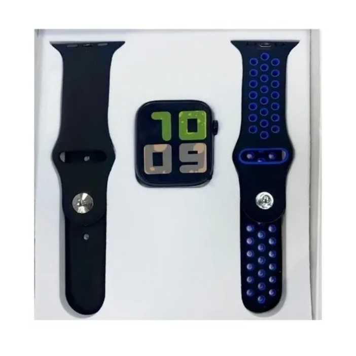 Smartwatch Reloj Inteligente T55 Azul Bluetooth Llamadas Mensajes Android Ios iPhone