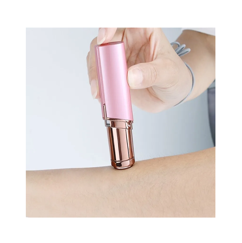 Depilador Facial Recargable Rosa Usb Portátil Rosa Gold
