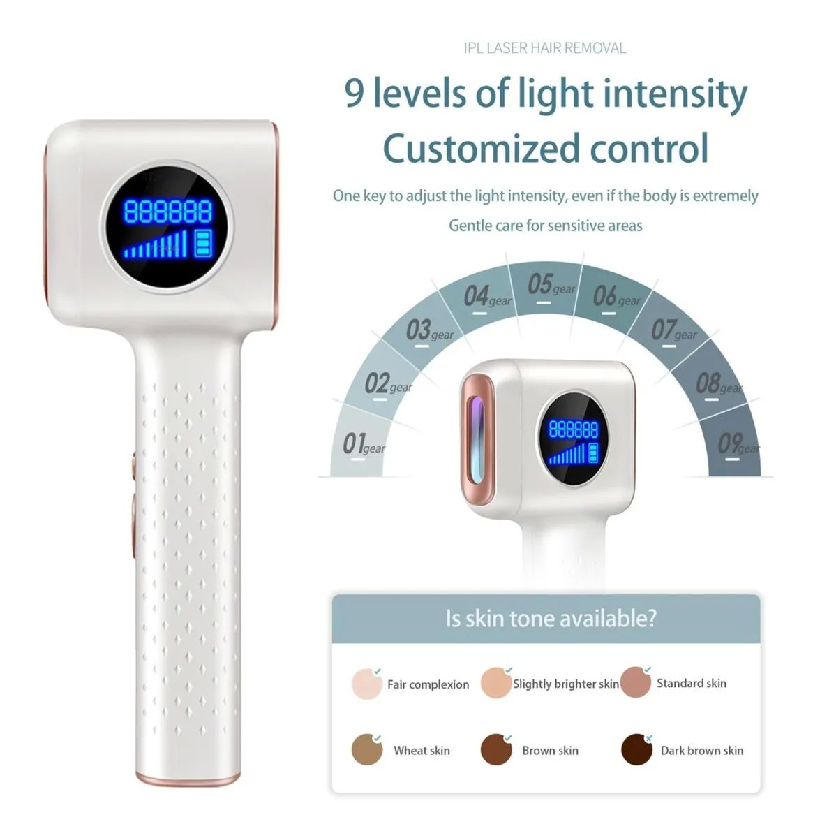 Depiladora Ipl Laser Permanente Depilación