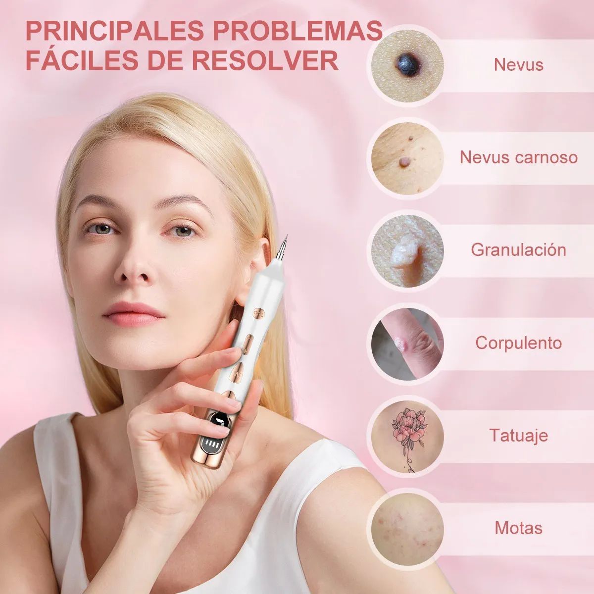 Pluma Removedora De Manchas Quita Verrugas Pecas