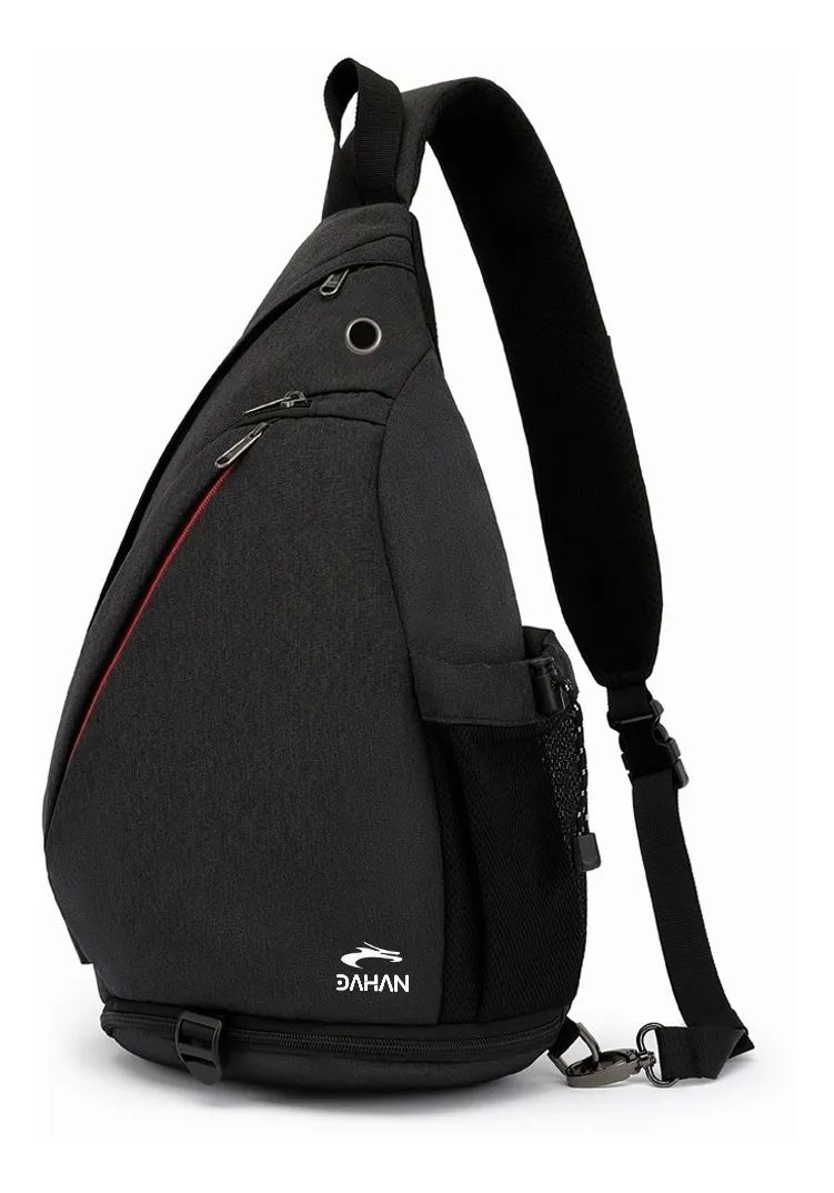 Pechera Mochila Impermeable Negra para Caballero