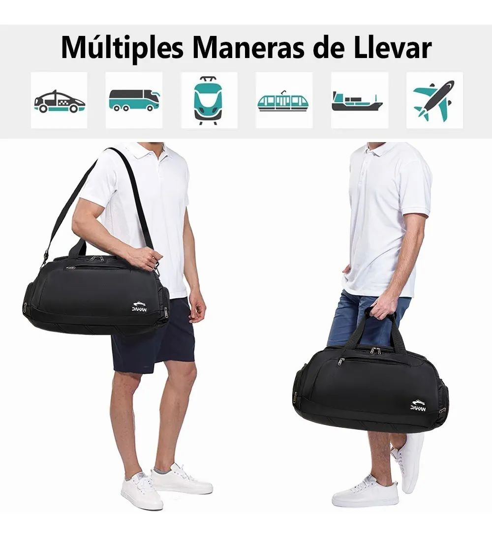 Mochila Deportiva para Aire Libre Negra