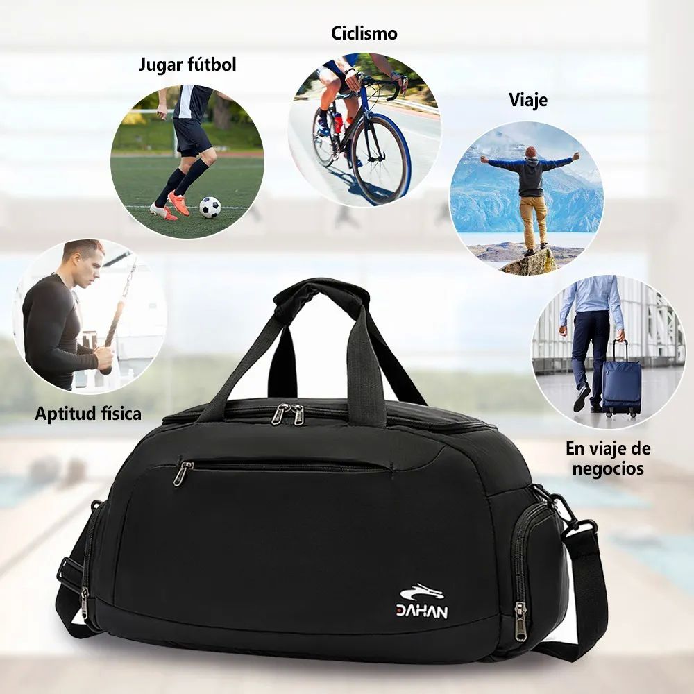 Mochila Deportiva para Aire Libre Negra
