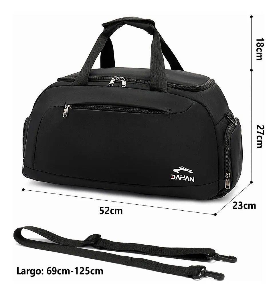 Mochila Deportiva para Aire Libre Negra