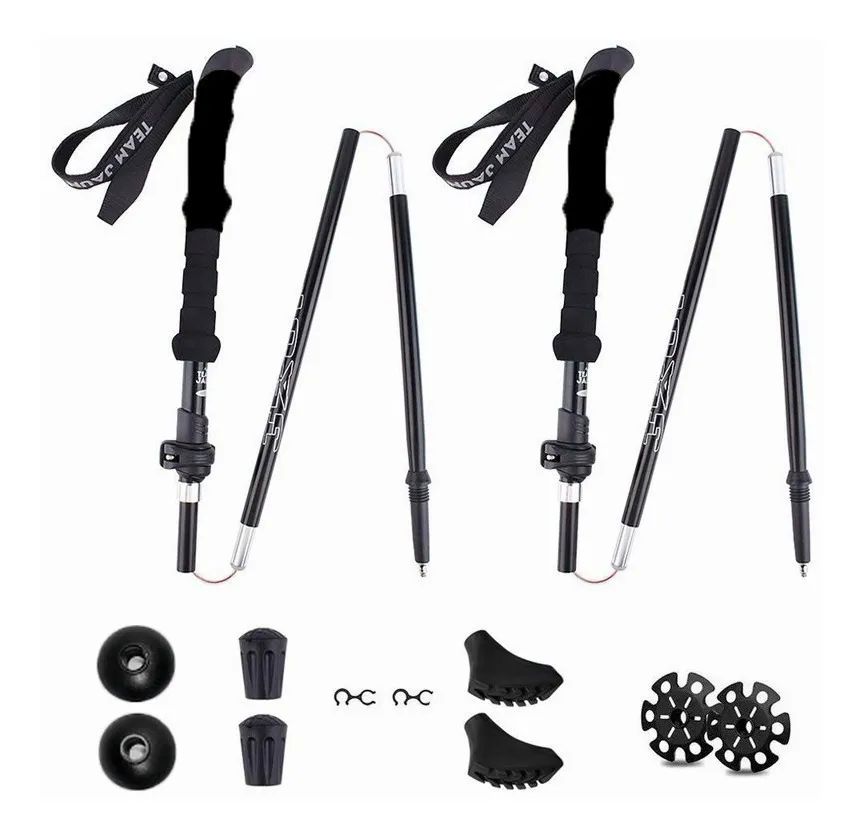 Bastones De Senderismo Plegables 2 Piezas