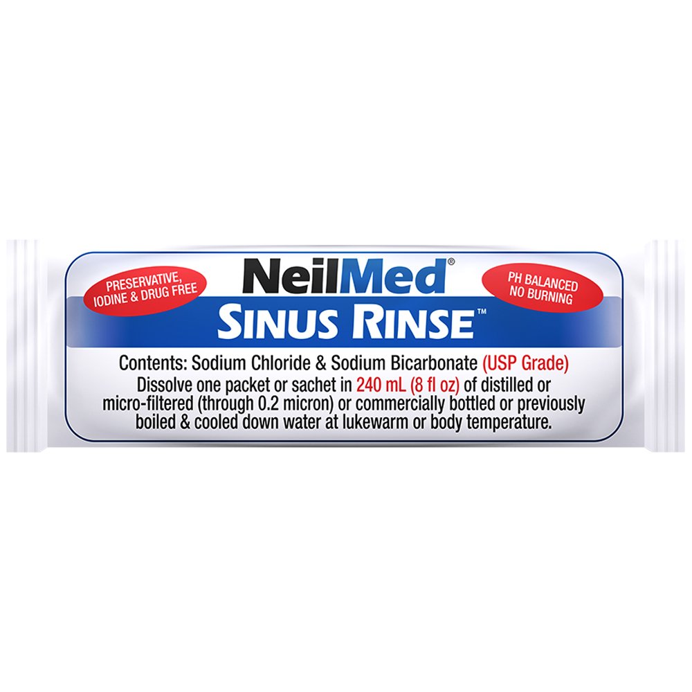 NeilMed Sinus Rinse Kit C/60 Sobres Premezclados (240mL)