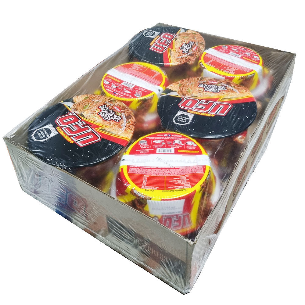 12 Pasta Ufo Res Teriyaki Fideos Instantaneos Mayoreo Caja