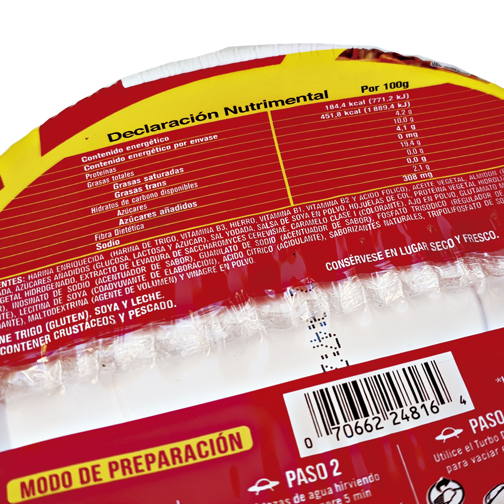 12 Pasta Ufo Res Teriyaki Fideos Instantaneos Mayoreo Caja