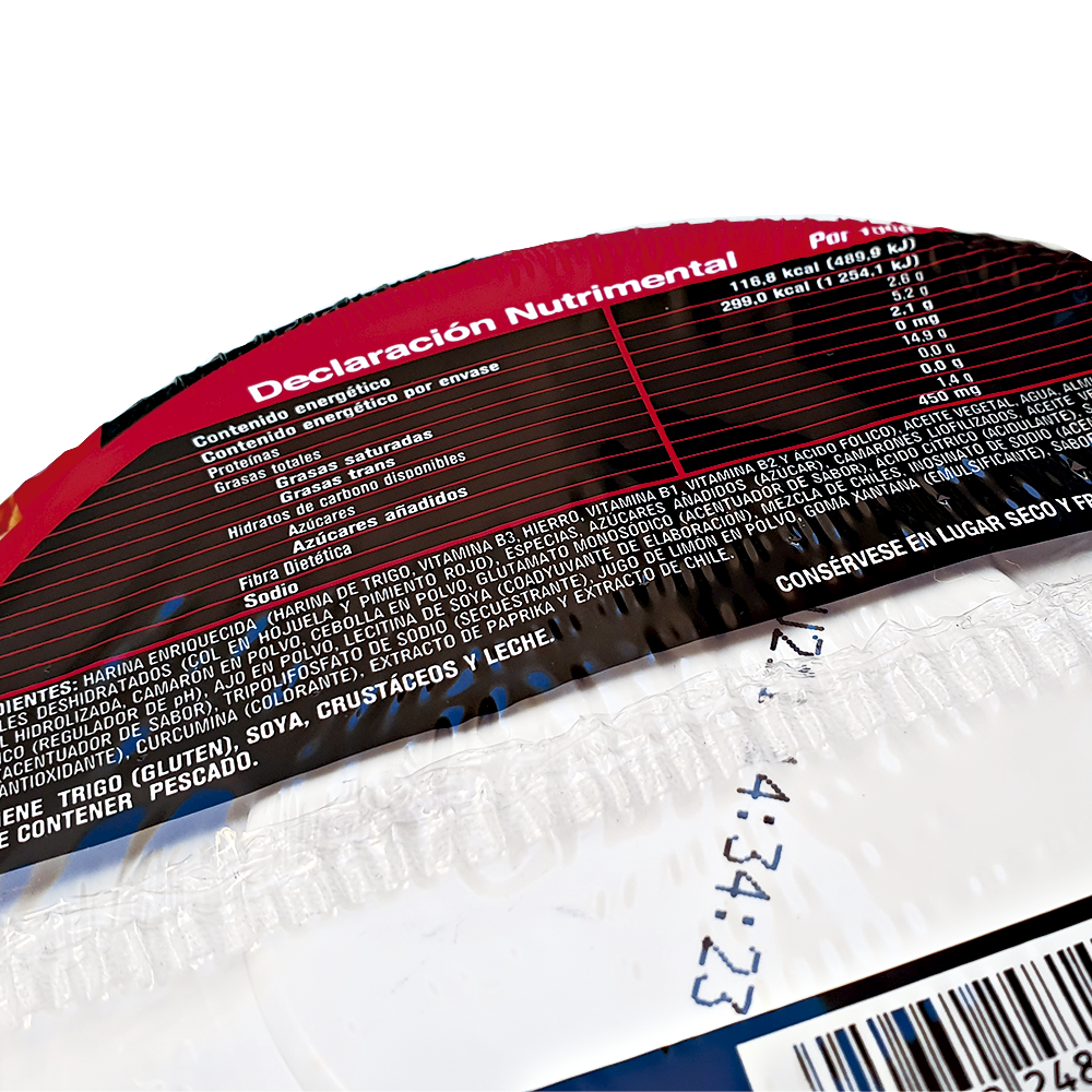 12 Pasta Ufo Camaron Fuego Instantaneos 99gr Mayoreo Caja