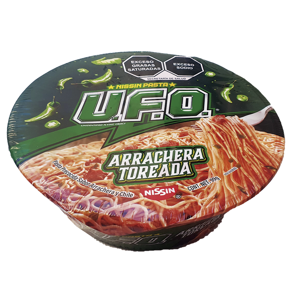 Pasta Ufo Arrachera Toreada Fideos Instantaneos Noodles 99gr