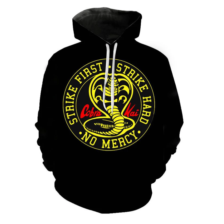 Sudadera XL Cobra Kai Karate Kid Hombre