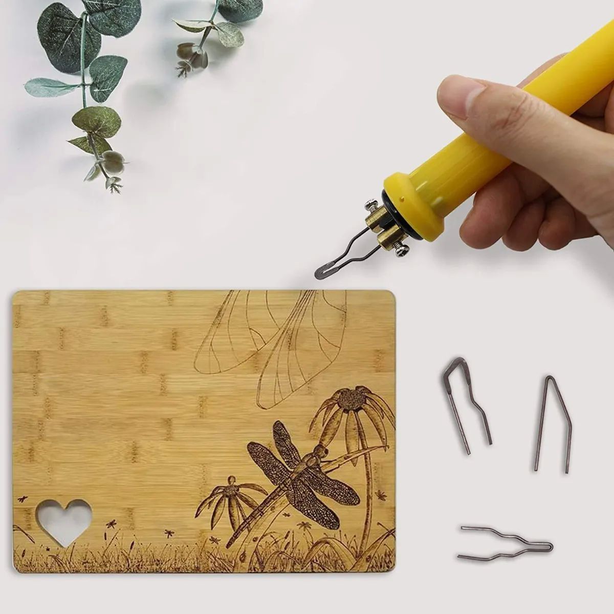 Cautin Pirograbador Puntas Temperatura Ajustable Madera 100w