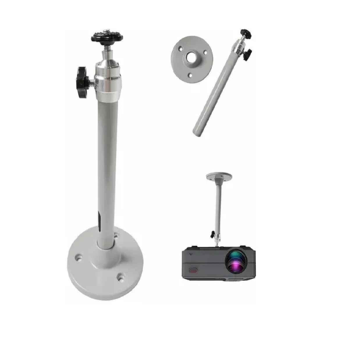 Soporte Proyector Universal Cañón Ajustable 5kg Techo Pared