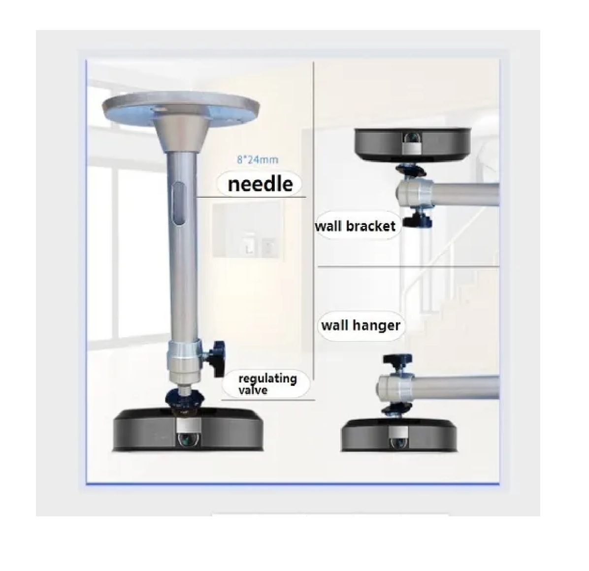 Soporte Proyector Universal Cañón Ajustable 5kg Techo Pared