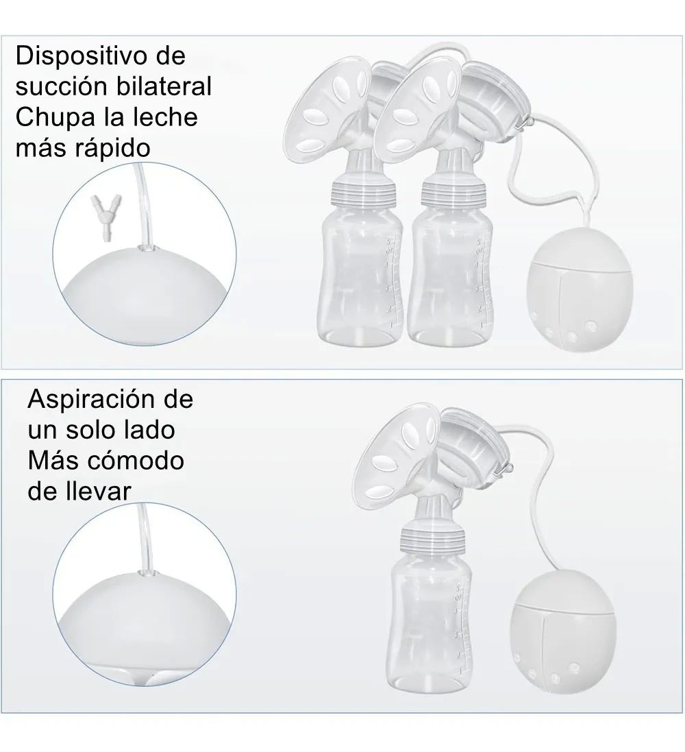 Extractor Leche Electrico Materna Transparente