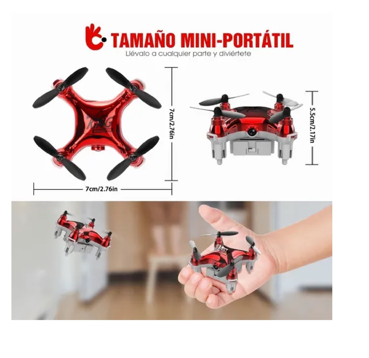 Mini Drone Para Niños Principiantes 2.4ghz Rc