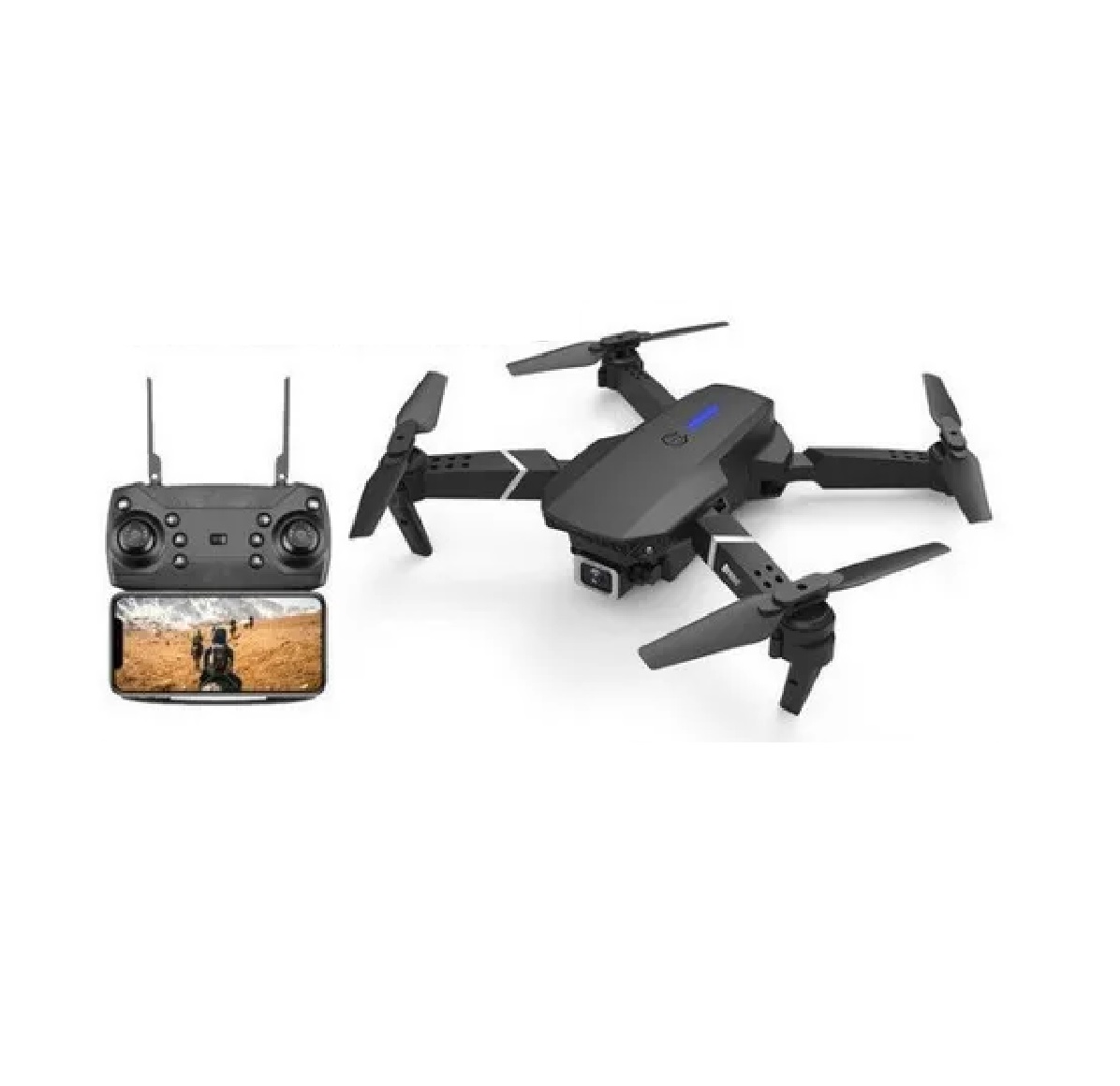 Dron Profesional Con Cámara Hd De 1080p Wifi Negro