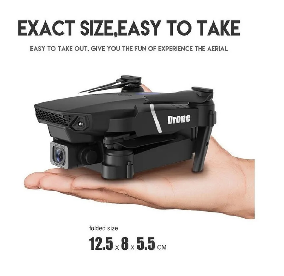 Dron Profesional Con Cámara Hd De 1080p Wifi Negro