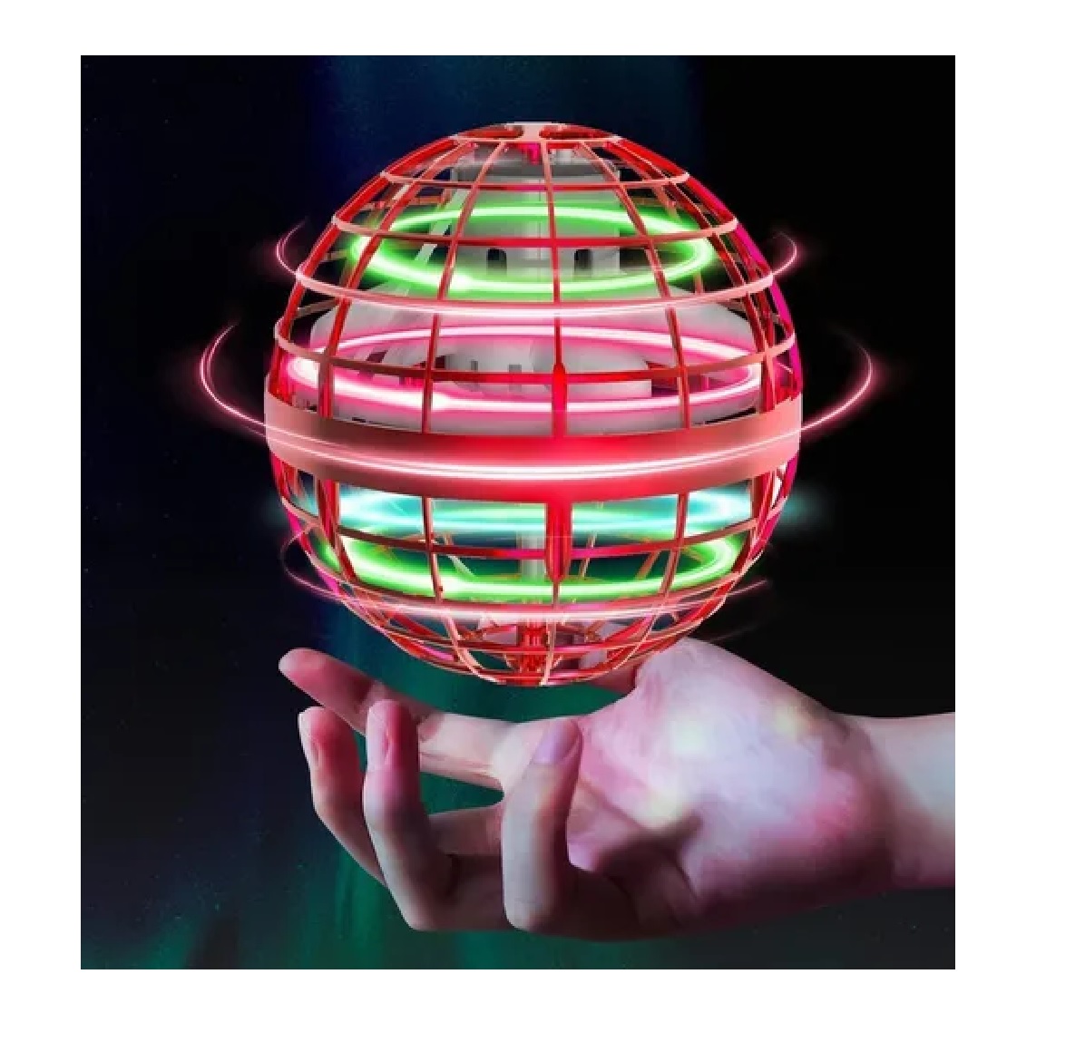 Juguete Drones Mini Para Ninos Esfera Voladora Ovni Con Luz