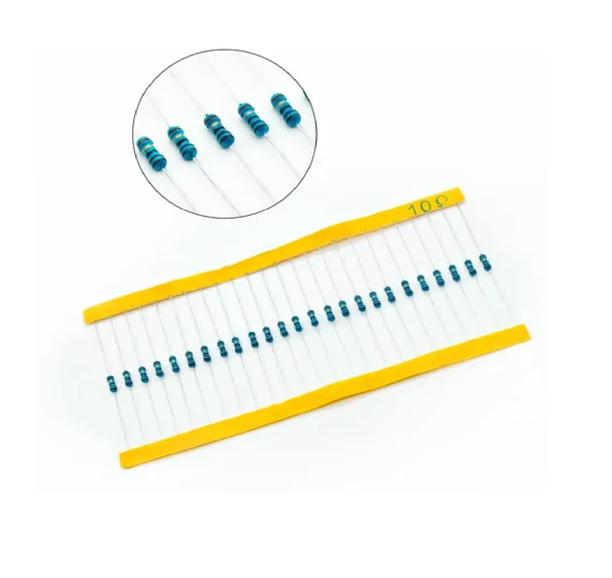 Kit De Resistencias en estuche  (100, 220, 1k, 10k Ohm)