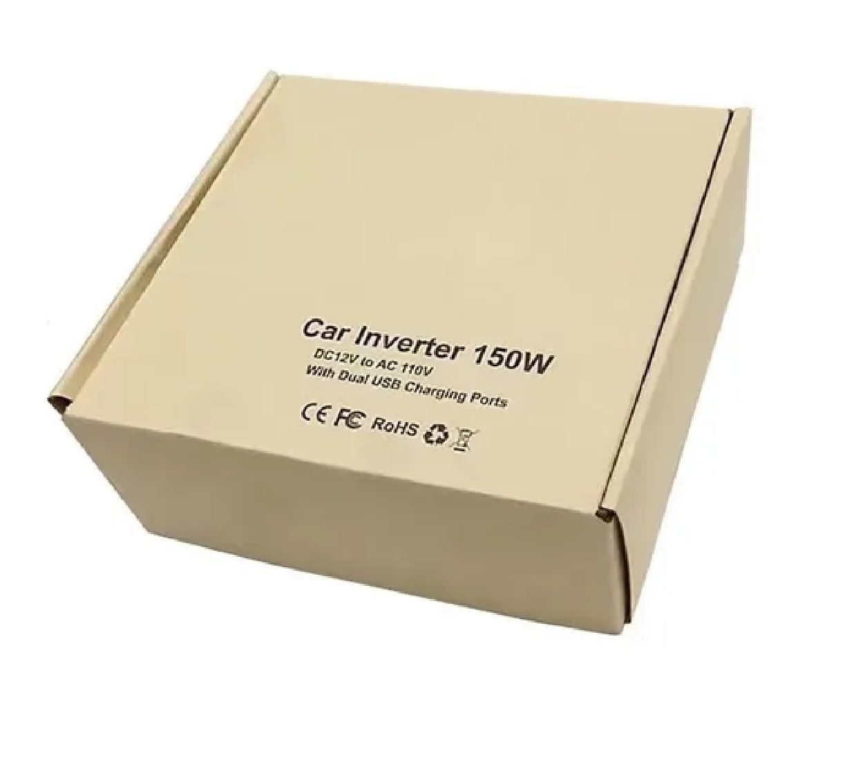 Inversor De Corriente Coche, 12v A 110v 150w, 1 Ac Y 2