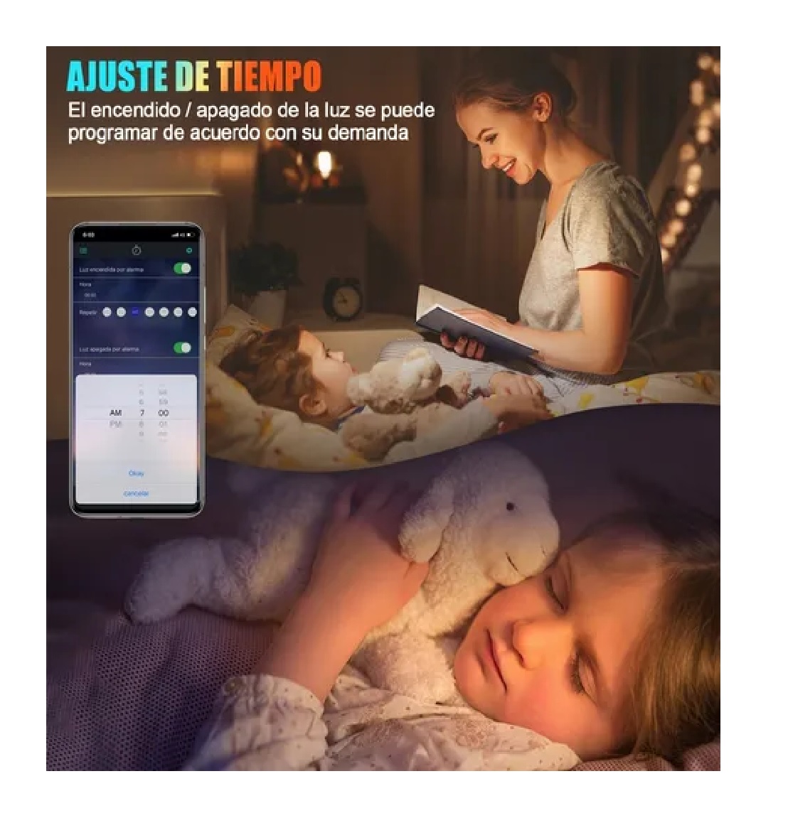 Tira De Luces Led App Bluetooth Control (2x10m) RGB