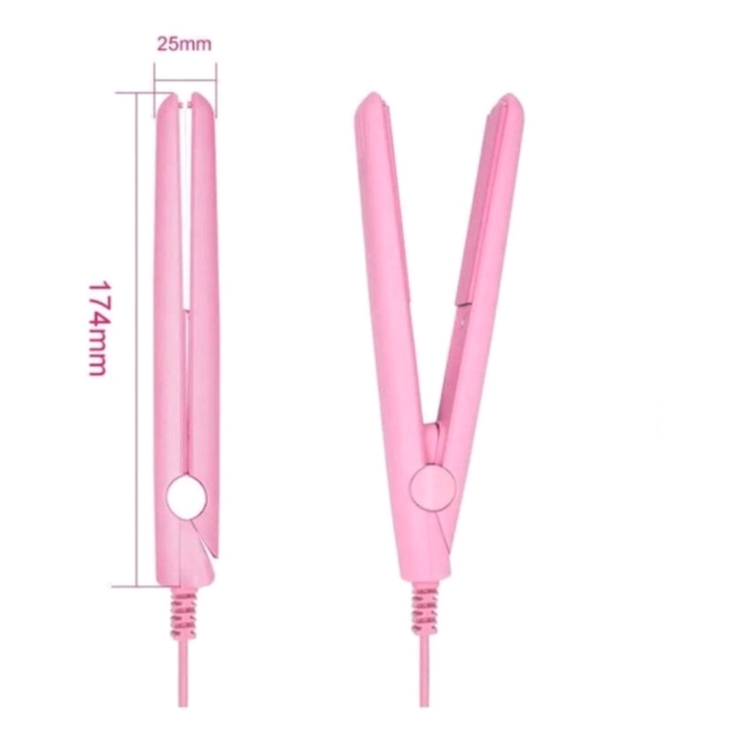 Plancha Para Cabello, Mini Plancha De Cabello De Bolsillo.