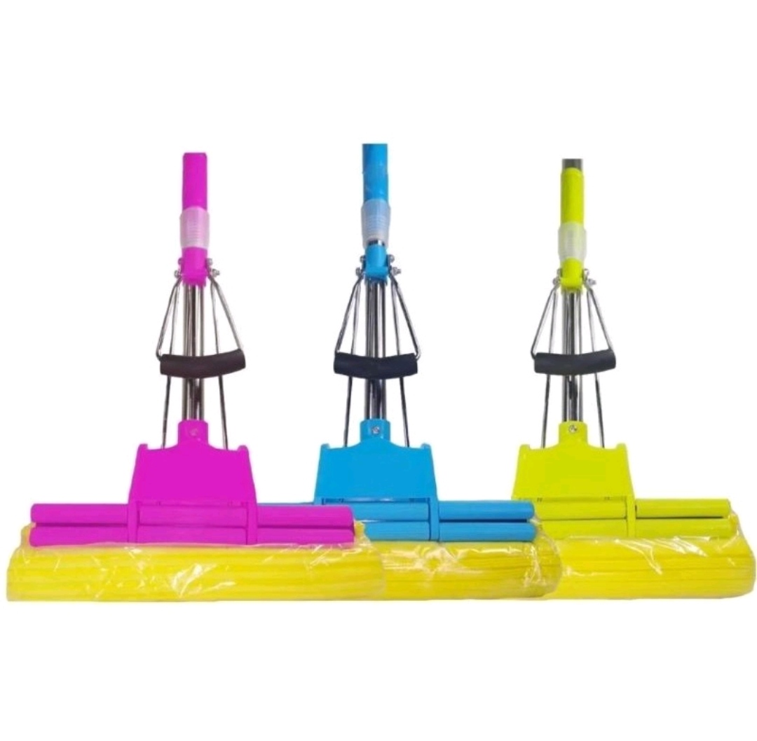 Trapeador Magico Esponja Jalador Autoexprimible