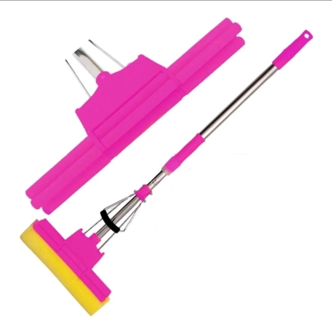 Trapeador Magico Esponja Jalador Autoexprimible