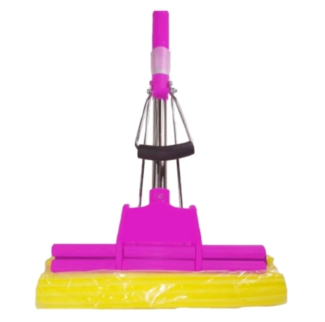 Trapeador Magico Esponja Jalador Autoexprimible