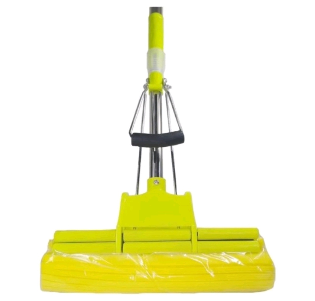 Trapeador Magico Esponja Jalador Autoexprimible