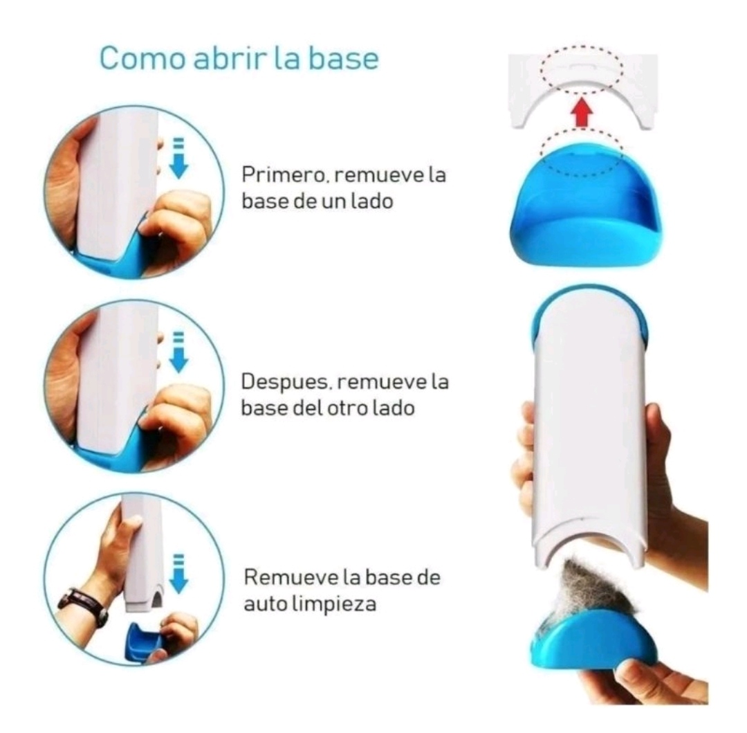 Cepillo Quita Pelusa Quita Pelo Gato Muebles Ropa