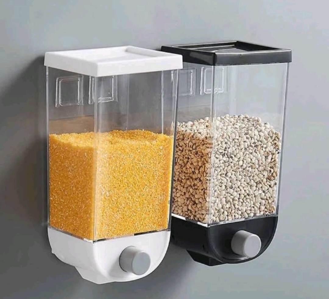 Dispensador De Cereales Pared Mesa 6 Espacios Granos Arroz