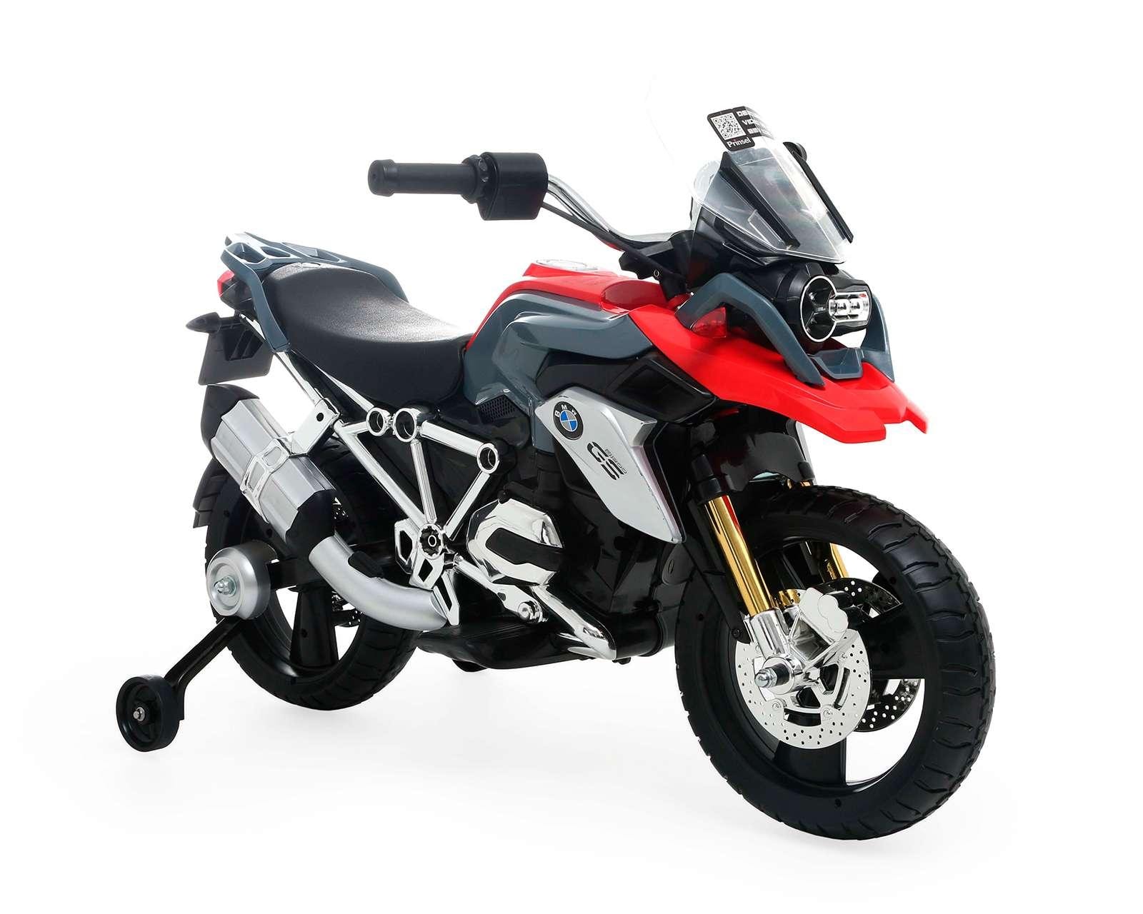 Motocicleta Electrica Color Rojo Bmw 1200 6 V Prinsel
