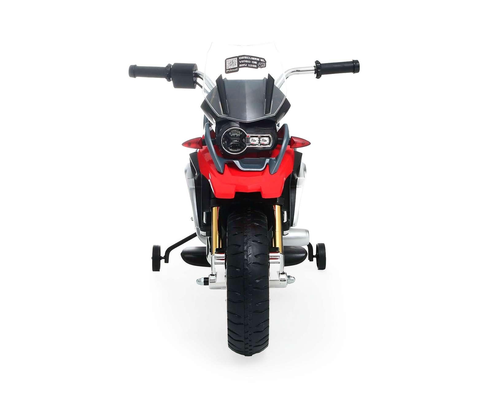 Motocicleta Electrica Color Rojo Bmw 1200 6 V Prinsel