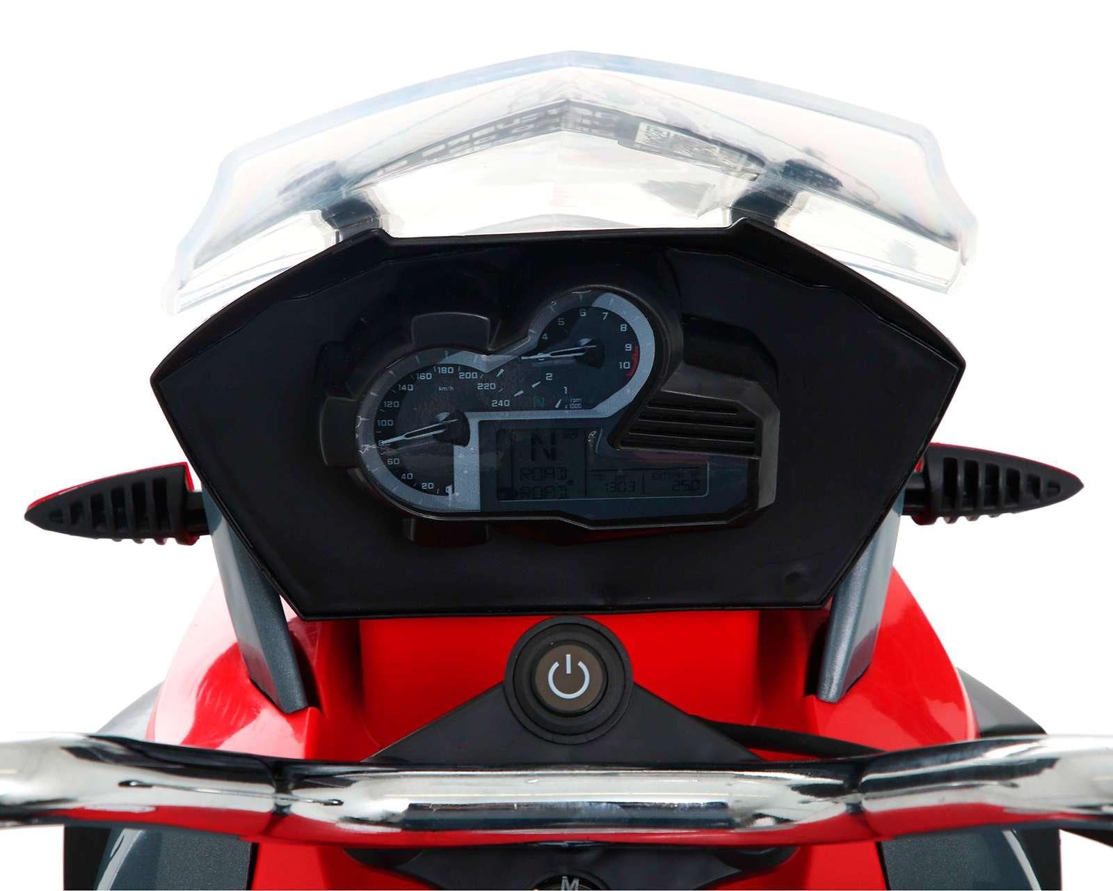 Motocicleta Electrica Color Rojo Bmw 1200 6 V Prinsel