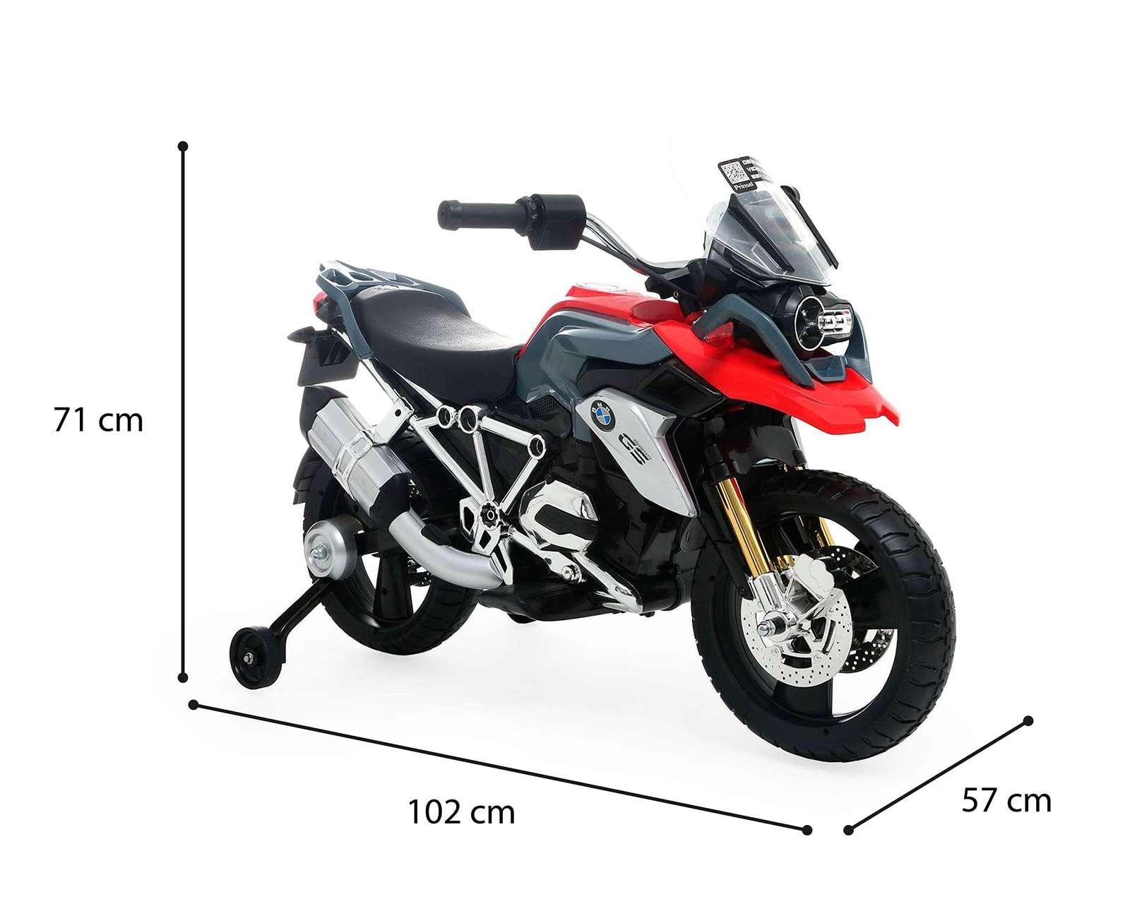 Motocicleta Electrica Color Rojo Bmw 1200 6 V Prinsel