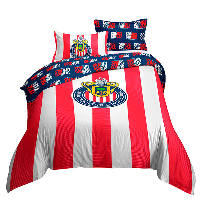 Set de Edredón Reversible Matrimonial Chivas FC Providencia