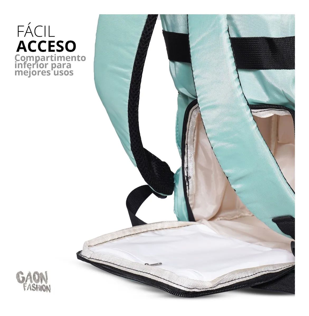 Mochila Bolsa Impermeable Para Mujer Casual Backpack Juvenil Esmeralda