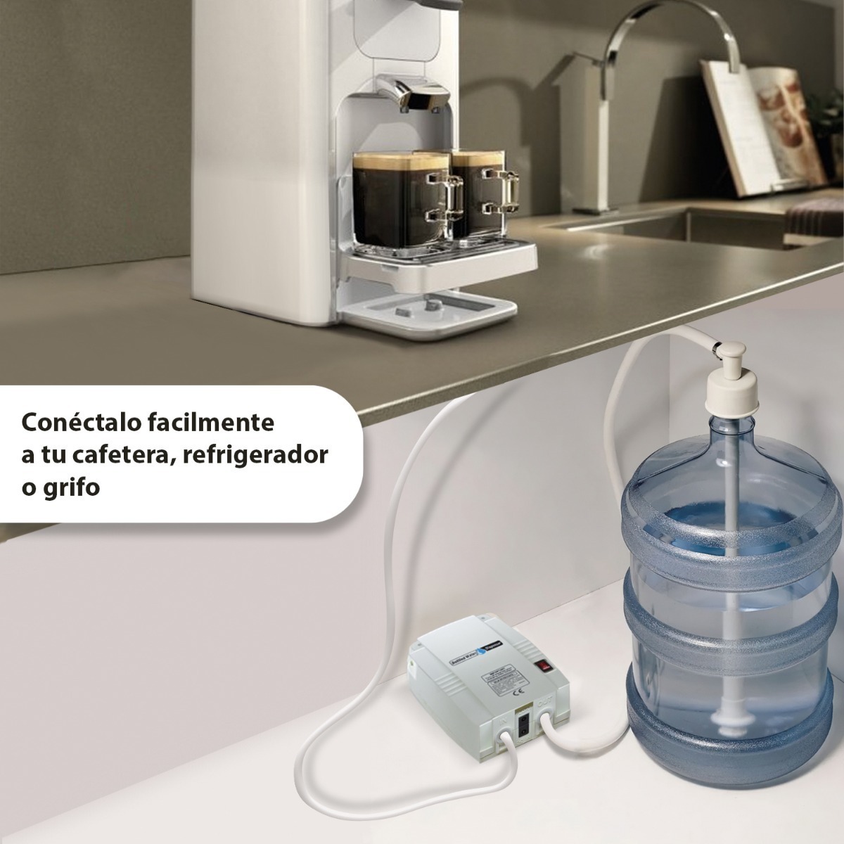 Dispensador Agua Bomba Refrigerador Cafetera Despachadora